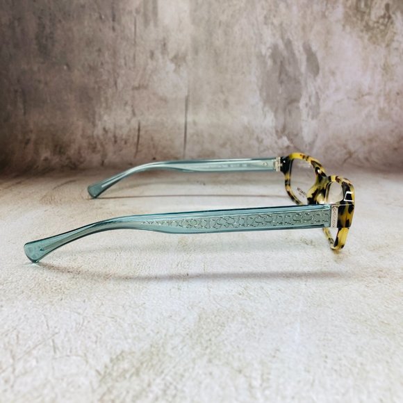 Coach Rectangular Tortoise Eyeglasses Frames NWOT - Picture 6 of 12